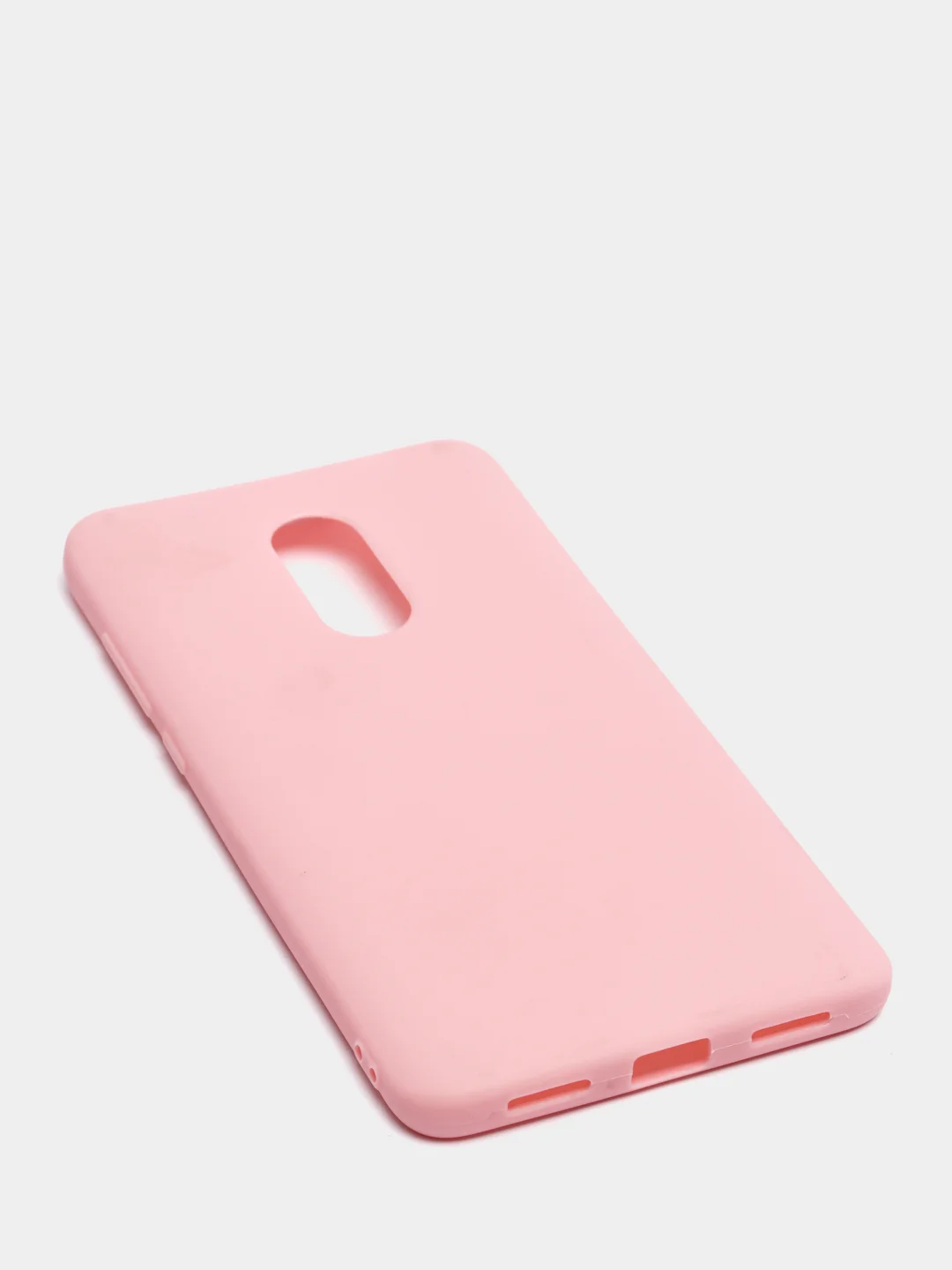 Розовый чехол для Xiaomi Redmi Note 4X / Note 4 силиконовый матовый