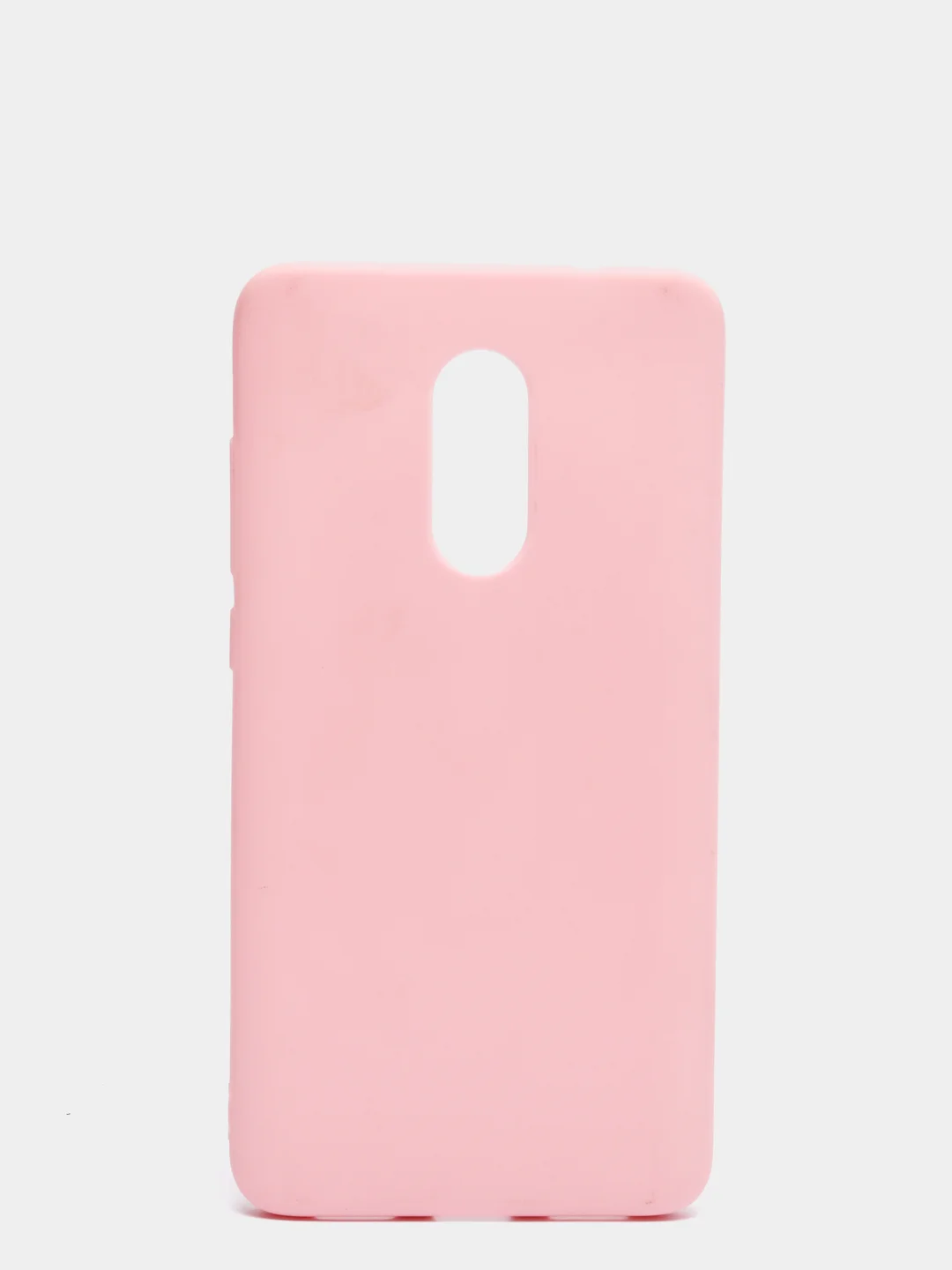 Розовый чехол для Xiaomi Redmi Note 4X / Note 4 силиконовый матовый
