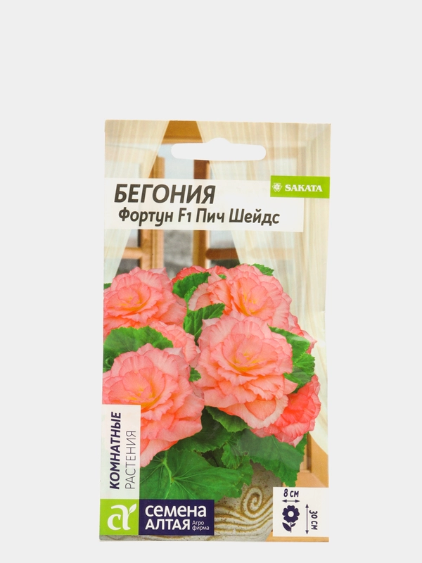 Бегония Фортун пич шейдс (семена,цветы)