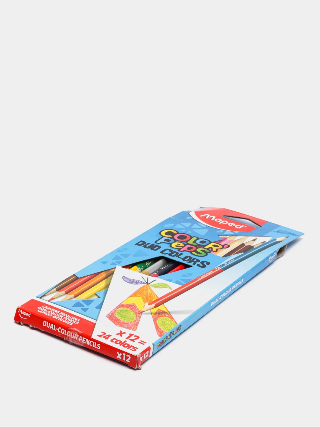 Карандаши двусторонние "ColorPeps Duo" MAPED, 12 шт, 24 цв