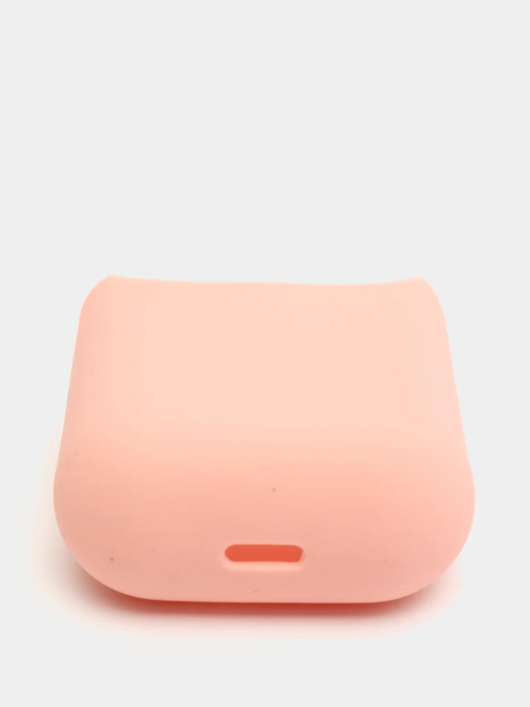 Розовый чехол для Apple AirPods Soft Touch силиконовый