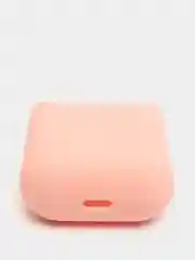 Розовый чехол для Apple AirPods Soft Touch силиконовый