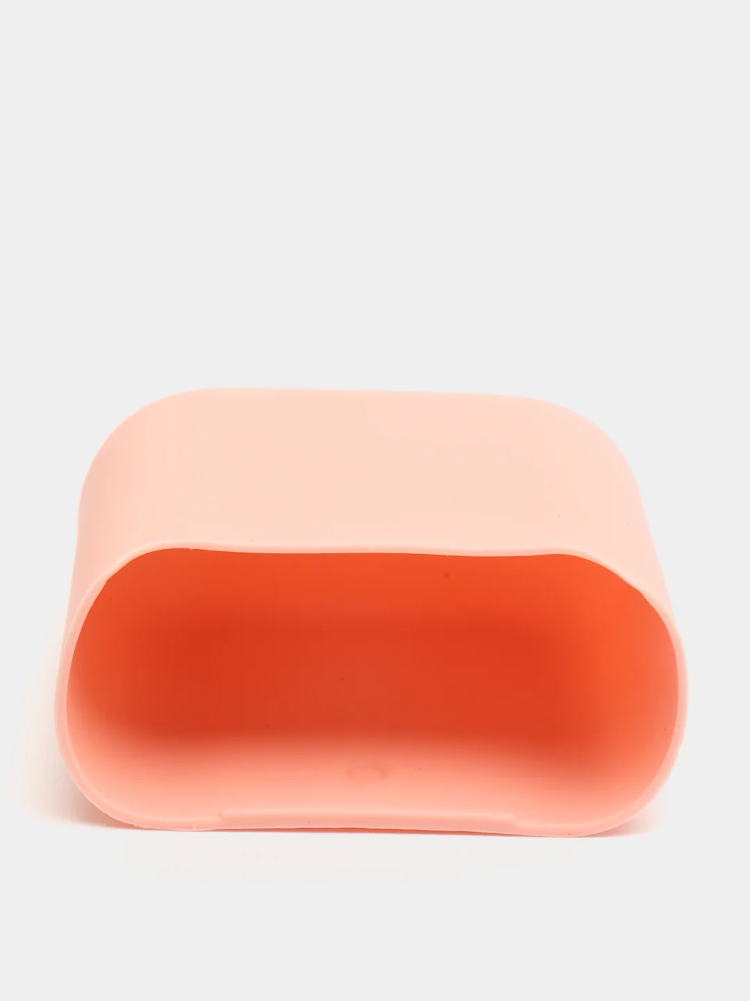 Розовый чехол для Apple AirPods Soft Touch силиконовый