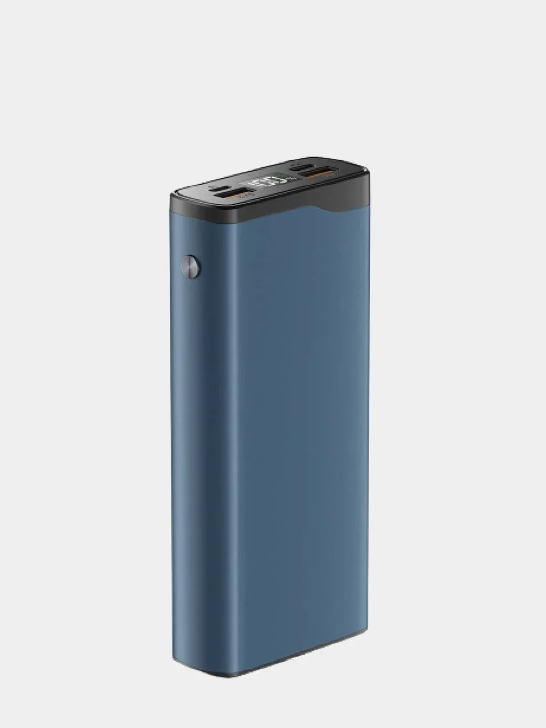 Синий внешний аккумулятор с быстрой зарядкой OLMIO QL-20, 20000mAh, 22.5W, QuickCharge 3.0