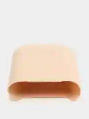 Бежевый меланж чехол для Apple AirPods Soft Touch силиконовый