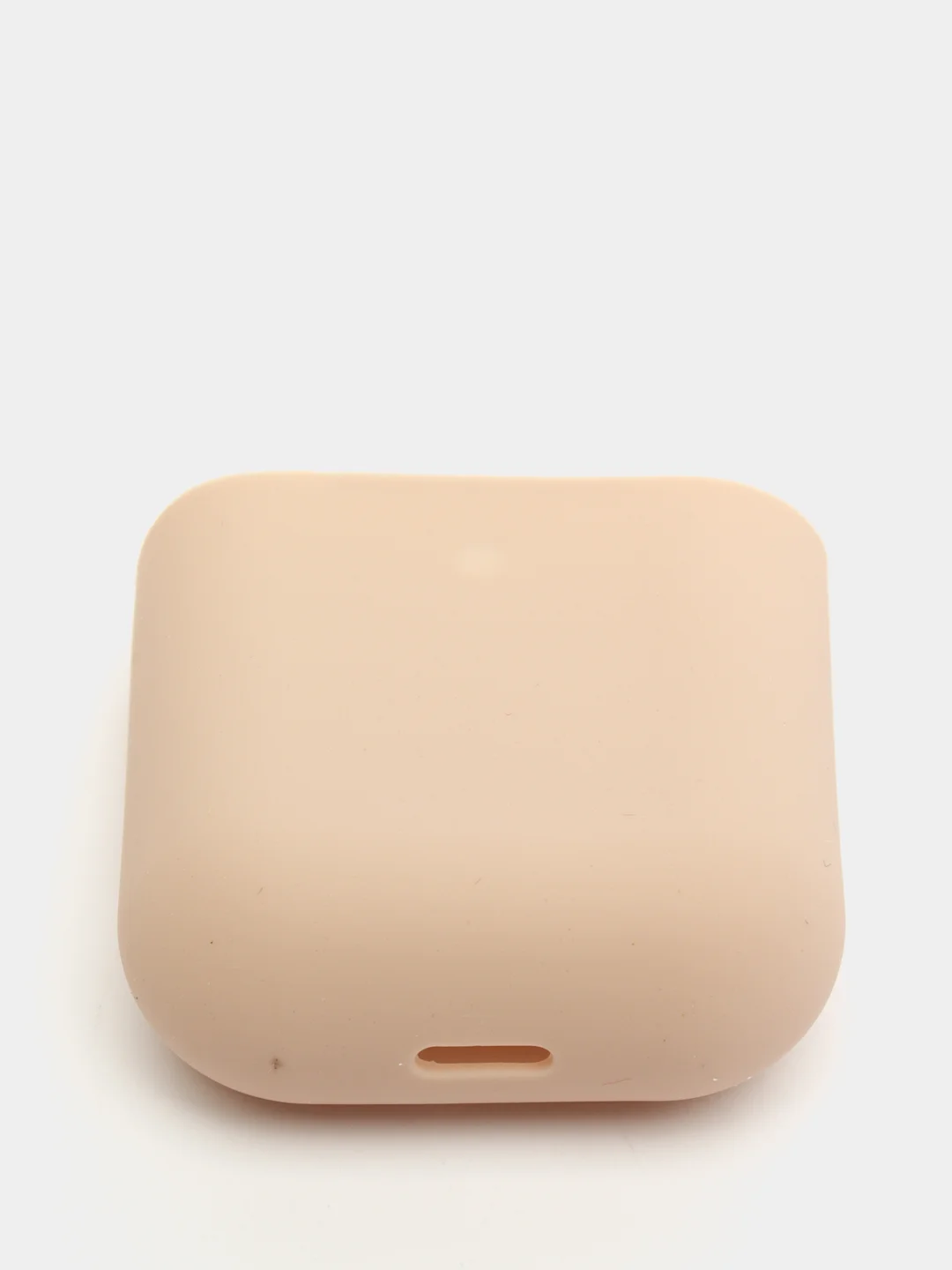 Бежевый меланж чехол для Apple AirPods Soft Touch силиконовый