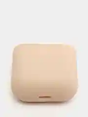 Бежевый меланж чехол для Apple AirPods Soft Touch силиконовый