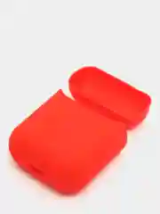 Красный чехол для Apple AirPods Soft Touch силиконовый