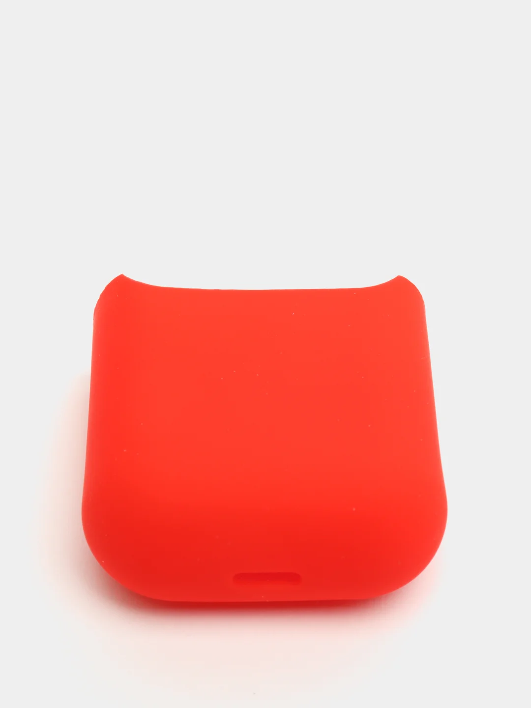 Красный чехол для Apple AirPods Soft Touch силиконовый