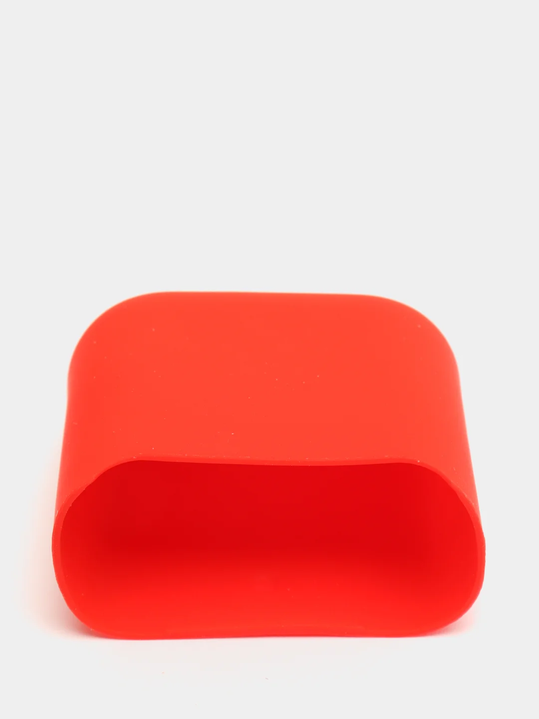 Красный чехол для Apple AirPods Soft Touch силиконовый