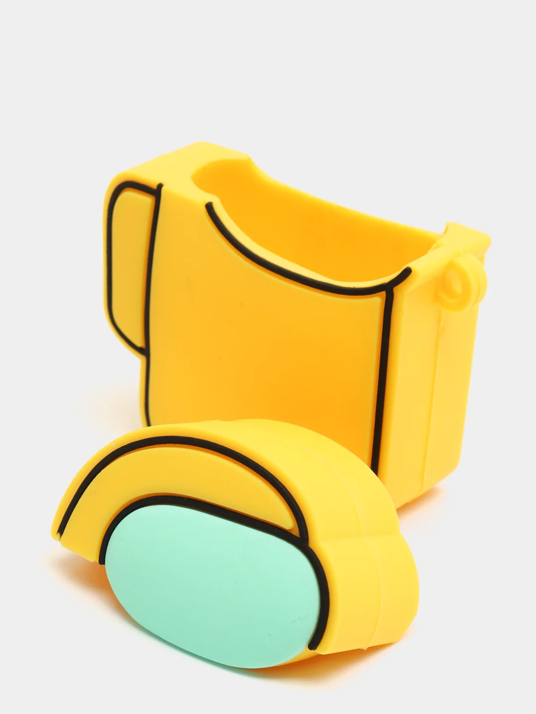 Золотой чехол-игрушка для наушников AirPods 1,2 (Эирподс 1,2 Аирподс 1,2)