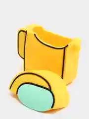 Золотой чехол-игрушка для наушников AirPods 1,2 (Эирподс 1,2 Аирподс 1,2)