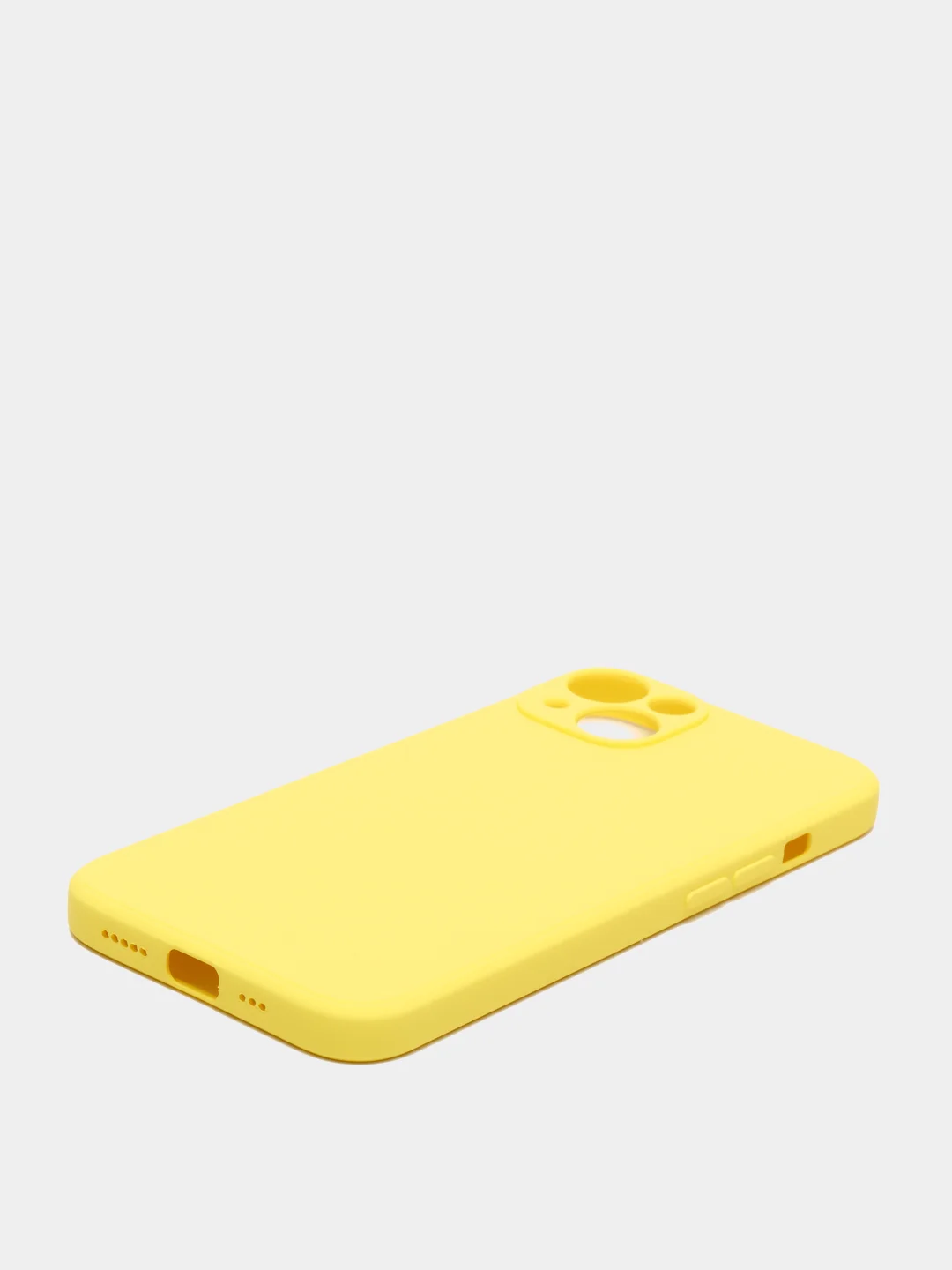 Желтый чехол iPhone 11 13 12 Pro Mini силиконовый ( Айфон Про Мини )