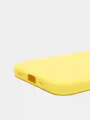 Желтый чехол iPhone 11 13 12 Pro Mini силиконовый ( Айфон Про Мини )