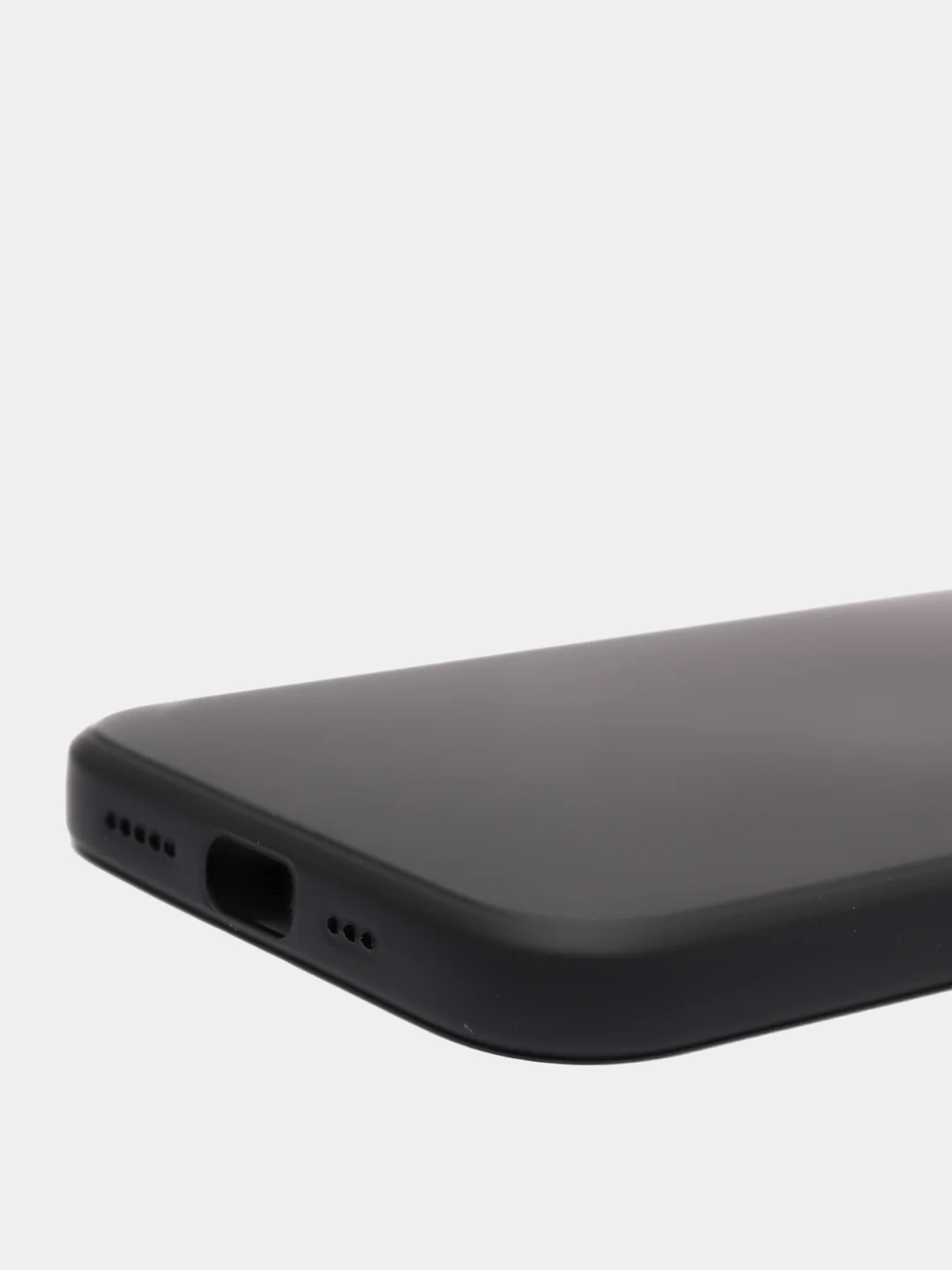 Черный чехол iPhone 11 13 12 Pro Mini силиконовый ( Айфон Про Мини )