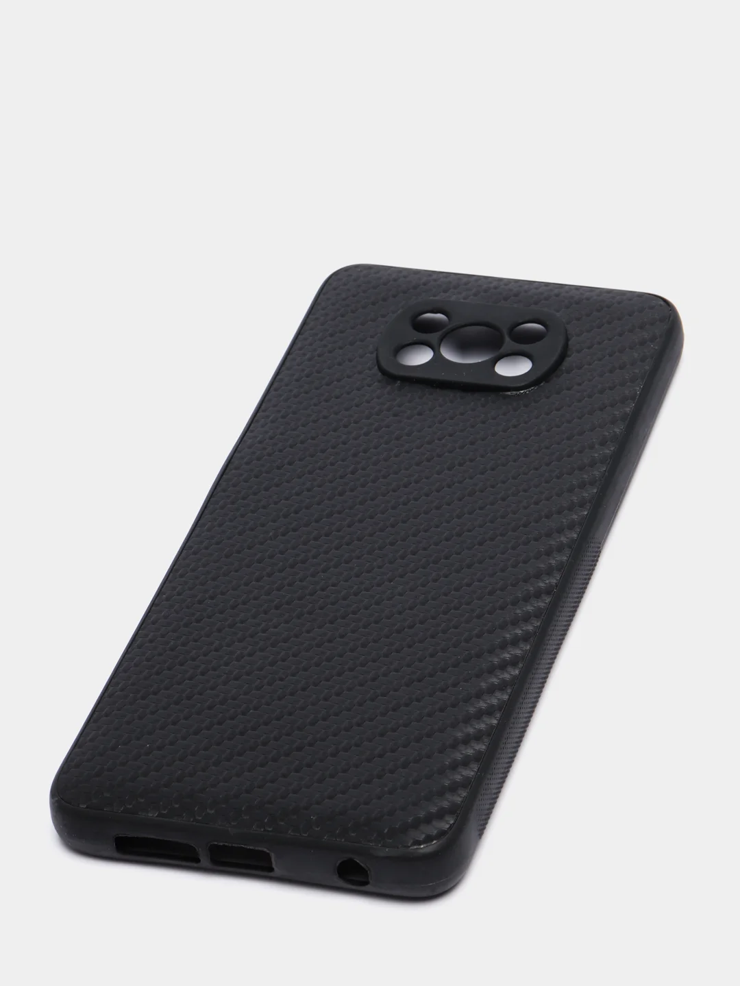 Чехол Poco X3, Poco X3 Pro силиконовый карбон
