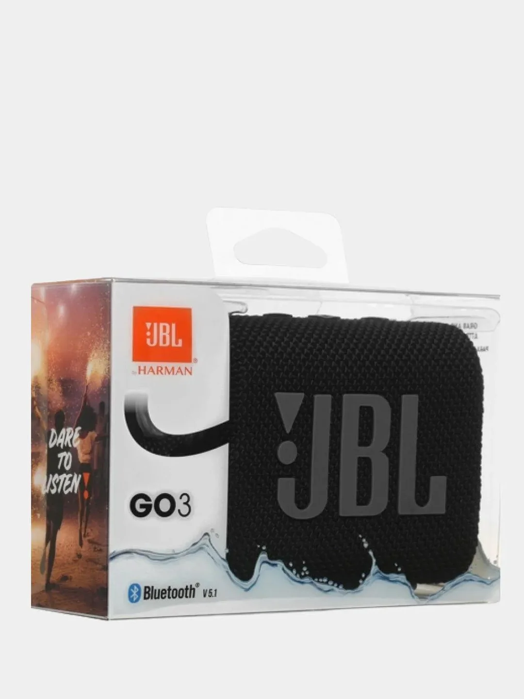 Черный портативная колонка JBL Go 3