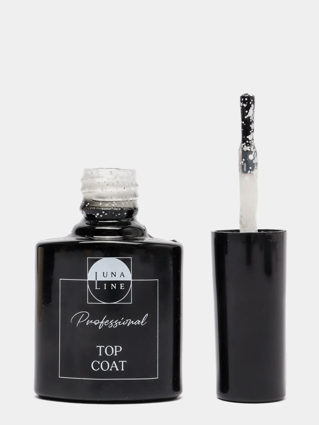 Завершающее покрытие LunaLine "White Flakes Matte", топ матовый с белыми хлопьями матовый