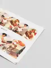 Белый слайдеры для дизайна ногтей Pin Up