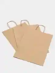 Крафт пакет 26* 35, крученые ручки 70 гр/м2