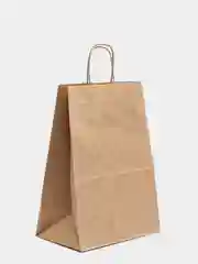 Крафт пакет 26* 35, крученые ручки 70 гр/м2