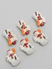 Бирюзовый набор из 12 новогодних фигурок