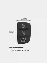 Кнопки Hyundai Хендай i30 ix20 Solaris Солярис  для смарт корпуса ключ авто для замены