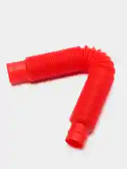 Красный трубка поп ит/ Pop tubes/Поп ит трубка 21 см/Игрушка антистресс/Трубка гофра для детей