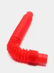 Красный трубка поп ит/ Pop tubes/Поп ит трубка 21 см/Игрушка антистресс/Трубка гофра для детей