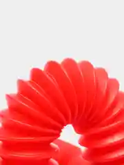 Красный трубка поп ит/ Pop tubes/Поп ит трубка 21 см/Игрушка антистресс/Трубка гофра для детей