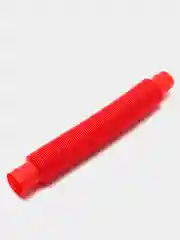 Красный трубка поп ит/ Pop tubes/Поп ит трубка 21 см/Игрушка антистресс/Трубка гофра для детей