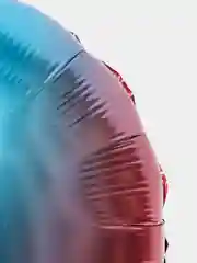 Голубой воздушный фольгированный шар