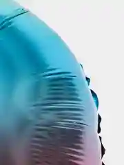 Голубой воздушный фольгированный шар