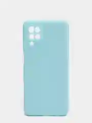 Ледяной чехол Samsung Galaxy A12, M12 матовый силиконовый с закрытым низом и бархатом внутри