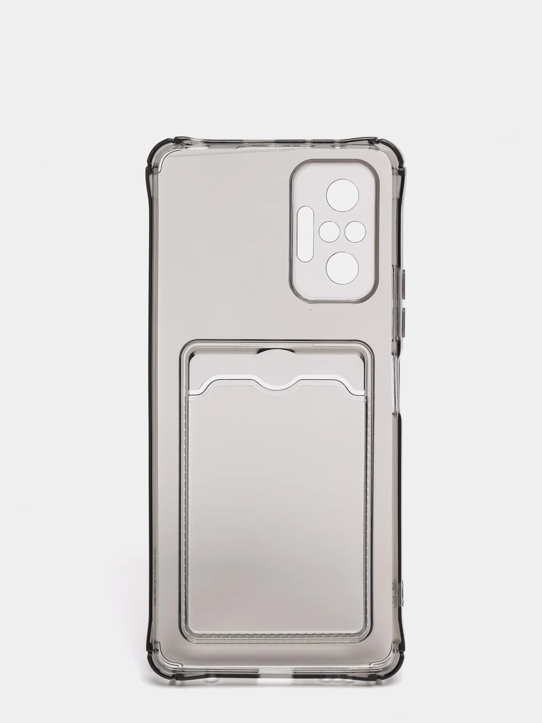 Черный чехол XIAOMI Redmi Note 10 Pro с карманом для пластиковой карты