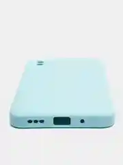 Ледяной чехол силиконовый с защитой камеры для Xiaomi Redmi 9A с бархатной подкладкой