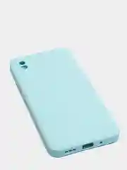 Ледяной чехол силиконовый с защитой камеры для Xiaomi Redmi 9A с бархатной подкладкой