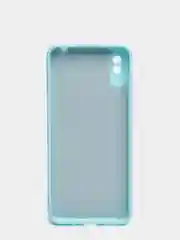 Ледяной чехол силиконовый с защитой камеры для Xiaomi Redmi 9A с бархатной подкладкой