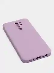 Лавандовый чехол для Xiaomi Redmi 9 матовый, силиконовый, с закрытым низом и бархатом внутри