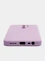 Лавандовый чехол для Xiaomi Redmi 9 матовый, силиконовый, с закрытым низом и бархатом внутри