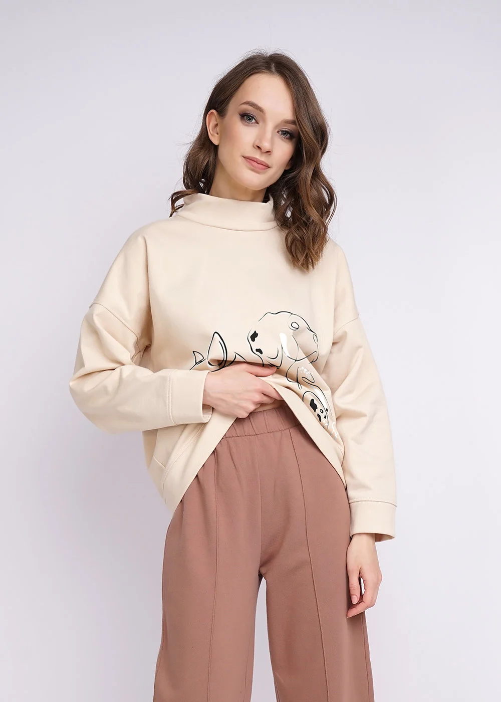 Светло-коричневый брюки Clever Wear, штаны, спортивные штаны