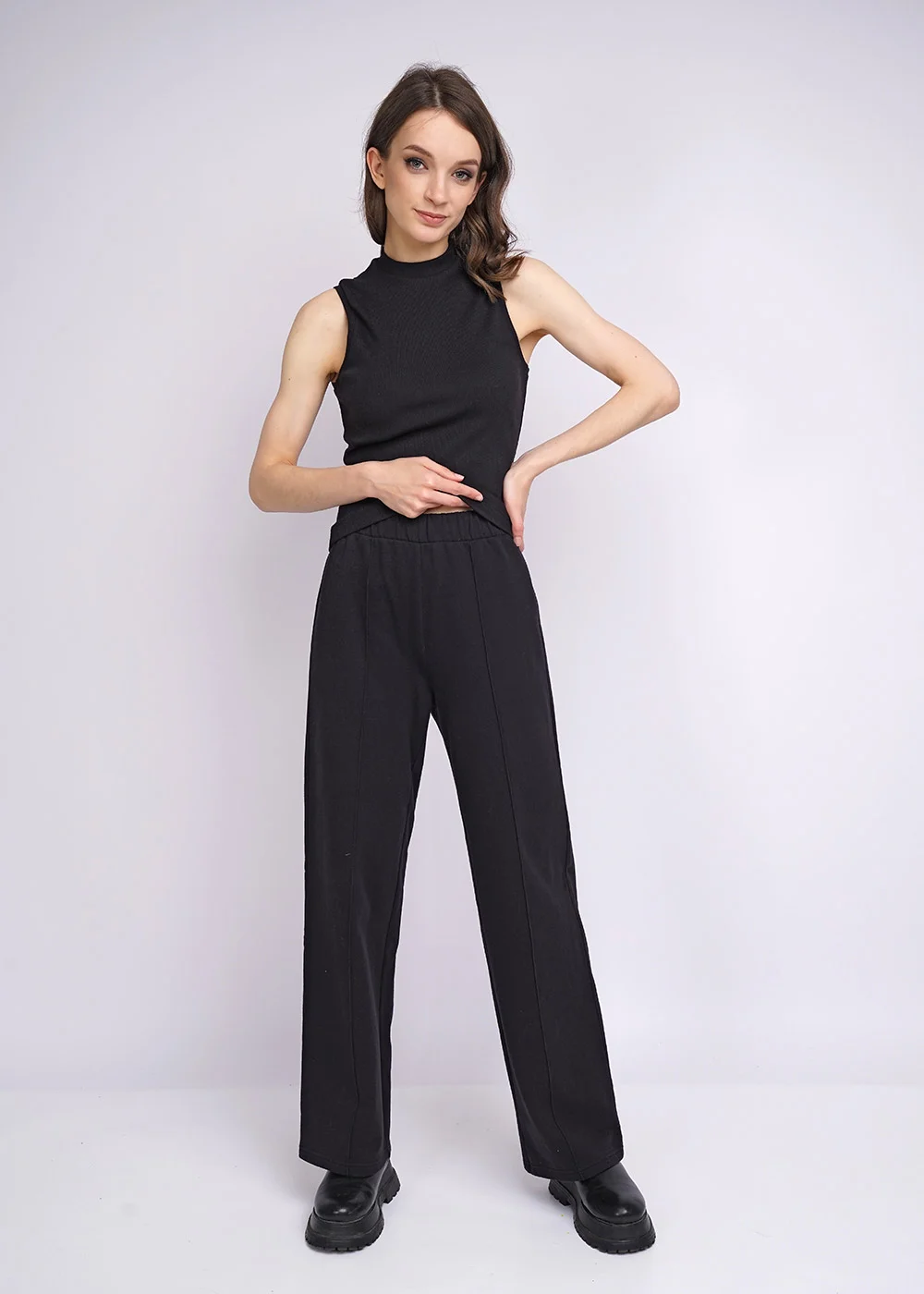 Черный брюки Clever Wear, штаны, спортивные штаны
