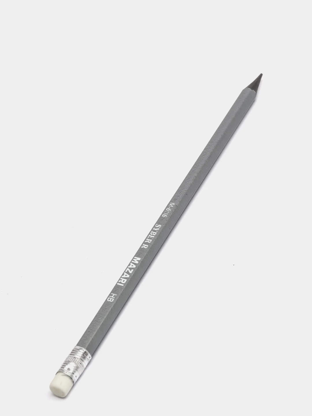 Карандаш HB Mazari Syber шестигранный с ластиком 5шт