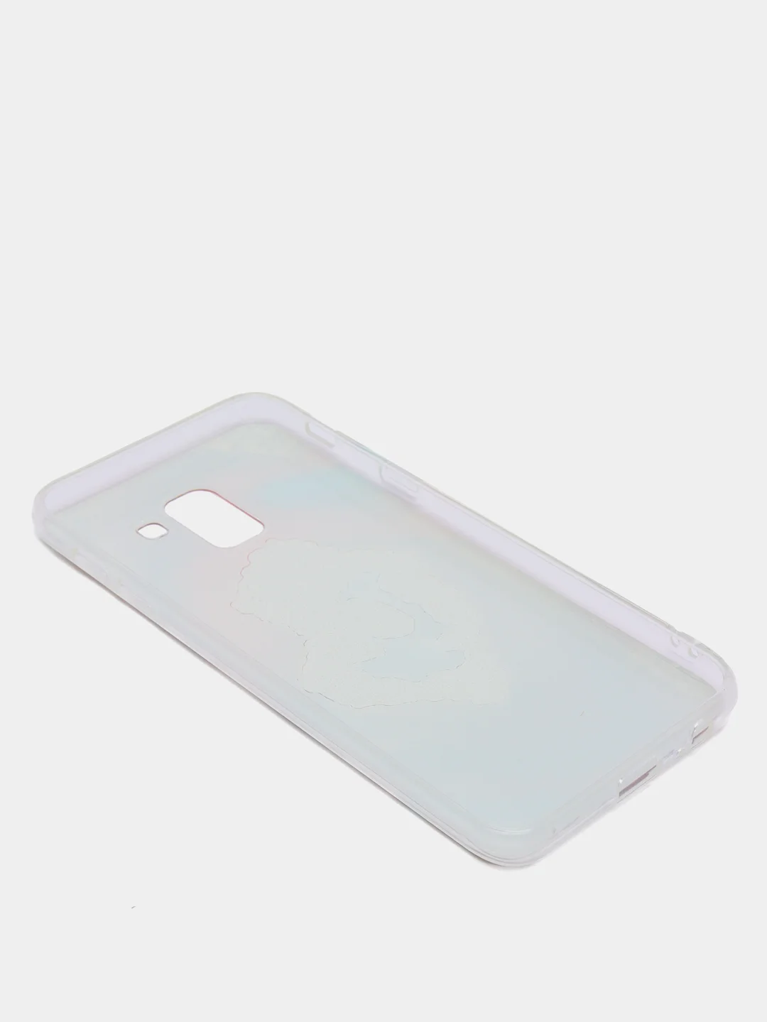 Красный чехол Samsung Galaxy J6, Самсунг Галакси Джи6 2018 силиконовый с мраморным рисунком