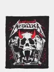Нашивка печать "Metallica"