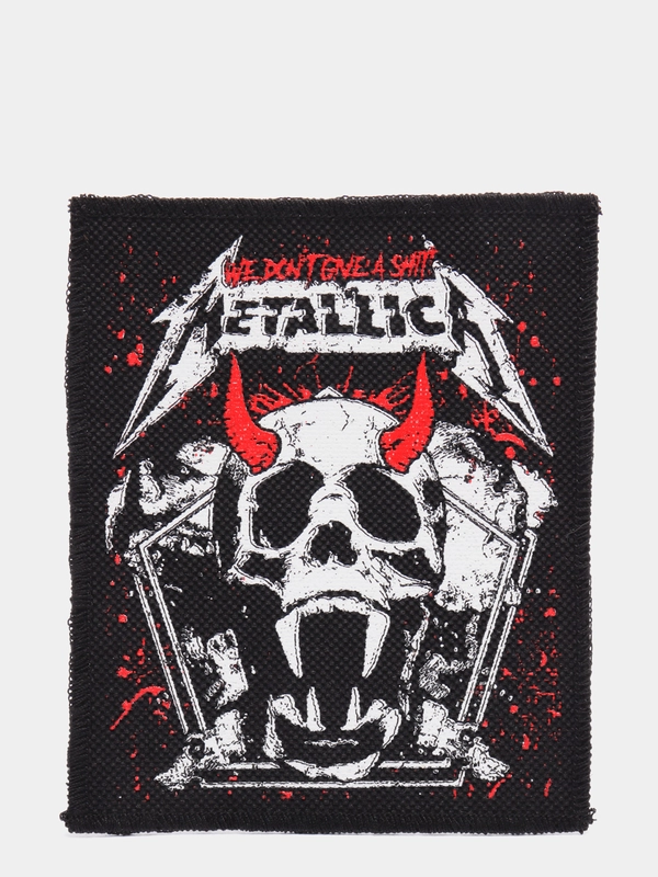Нашивка печать "Metallica"