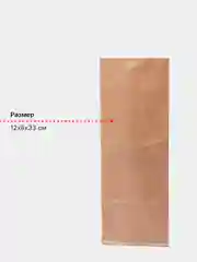 Карамельный крафт пакет бумажный фасовочный, без ручек,прямоугольное дно