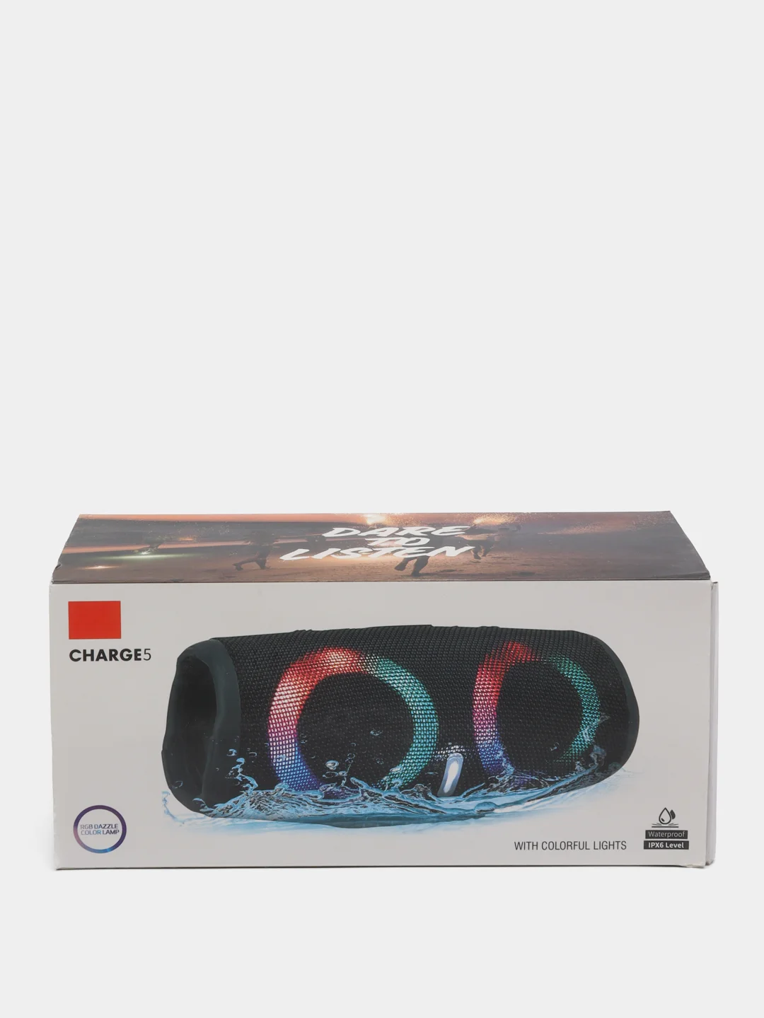 Индиго колонка Bluetooth портативная со светомузыкой RGB