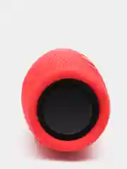 Красный колонка Bluetooth портативная со светомузыкой RGB