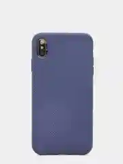 Темно-синий чехол перфорированный для iPhone Xs Max